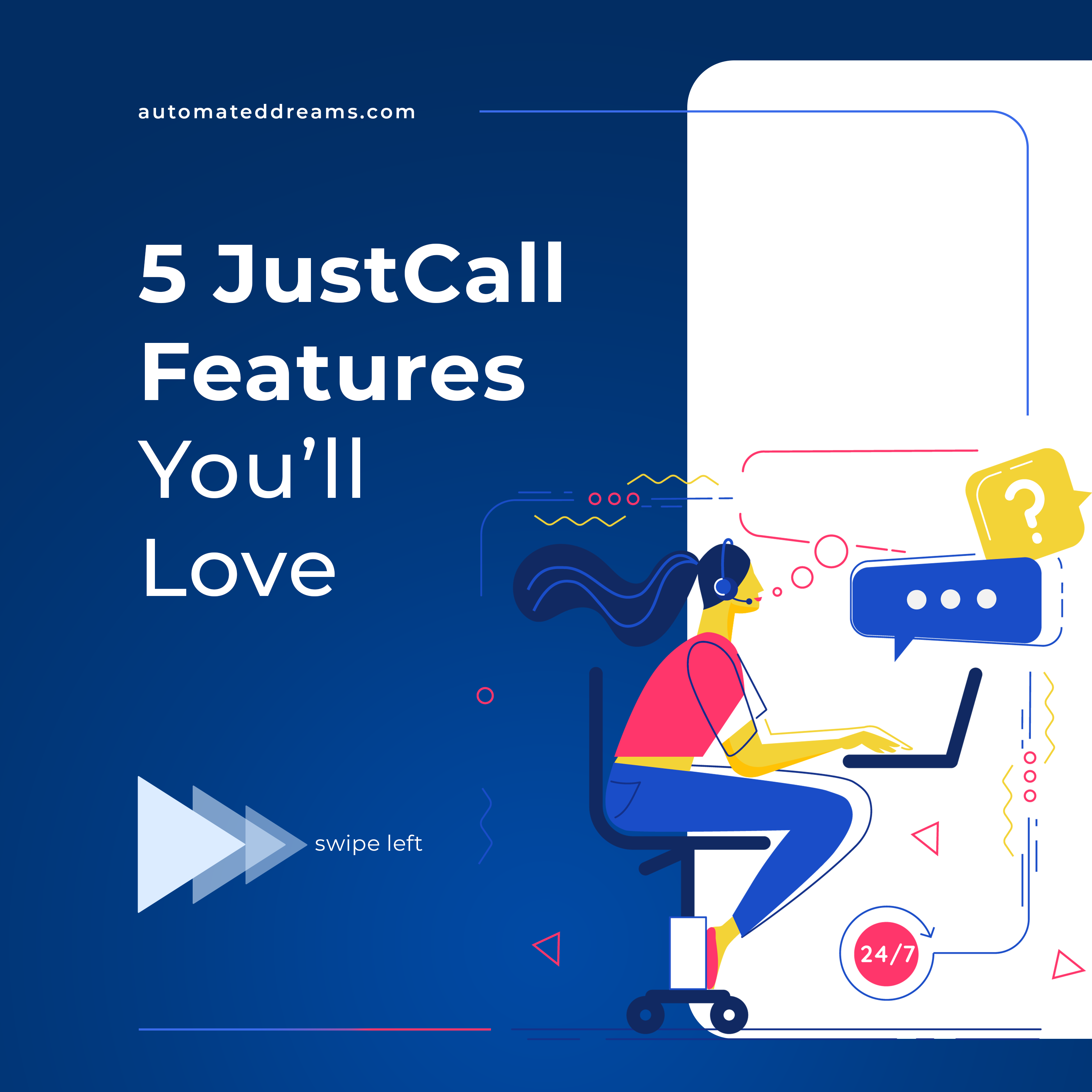 JustCall cloud phone review post creative