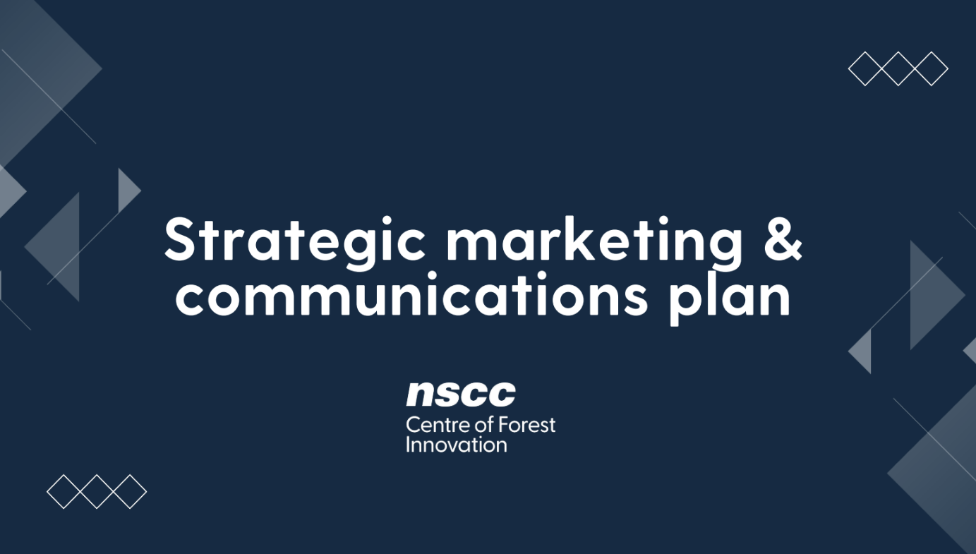 NSCC Strategic Marketing and Communications Plan cover